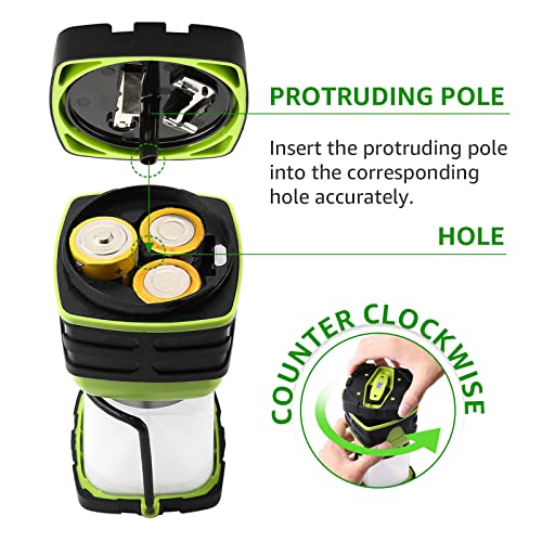 1000 Lumen Dimmable Camping Lantern, Warm to Cool