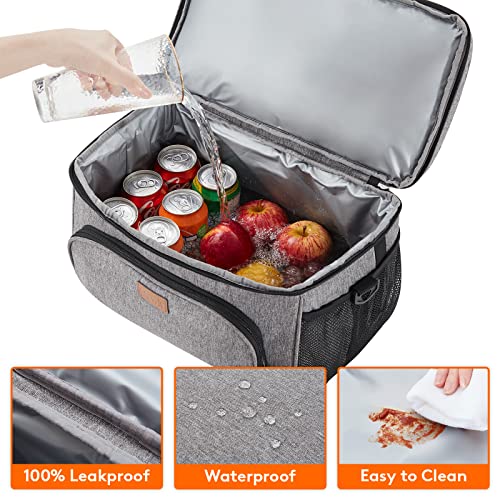 Lifewit Insulated Soft Cooler Bag - Grey