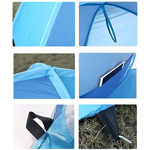 Portable Pop-up Beach Tent with UPF 50+ Sun Protection