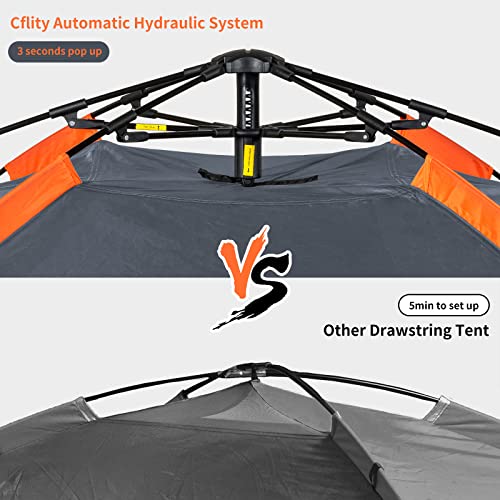 3-Person Instant Pop-Up Waterproof Camping Tent