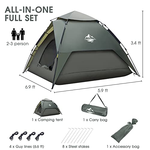 Ultralight Double Layer Dome Tent for Camping and Hiking