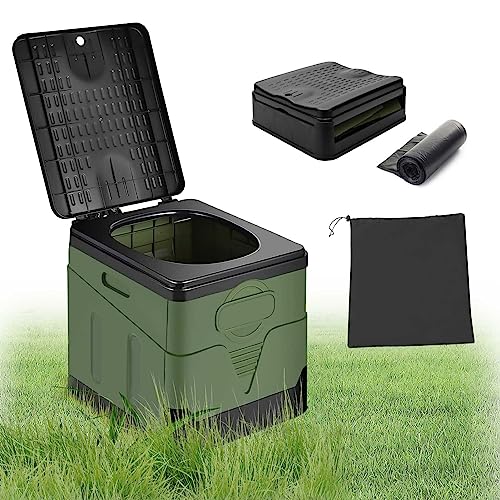Foldable Camping Toilet - Mobile, Dry Separation, Adult