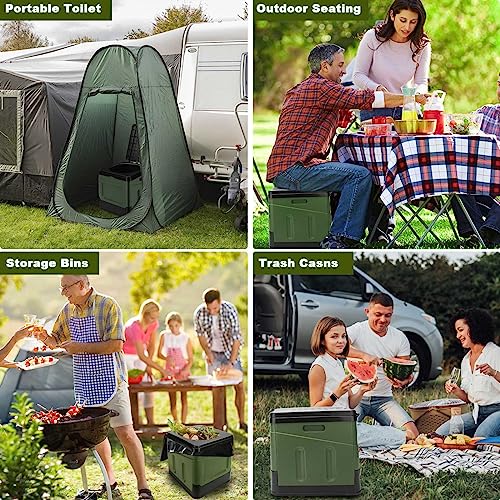 Foldable Camping Toilet - Mobile, Dry Separation, Adult