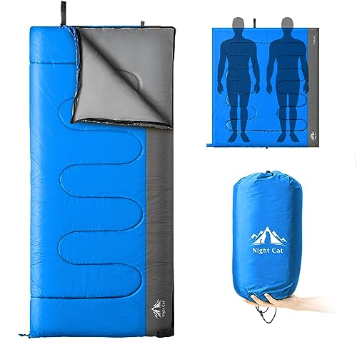 Night Cat Camping Sleeping Bag - 3 Season Lightweight