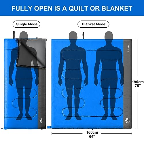 Night Cat Camping Sleeping Bag - 3 Season Lightweight
