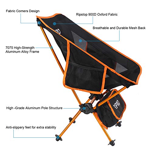 URPRO Ultralight Portable Folding Outdoor Camping Chair