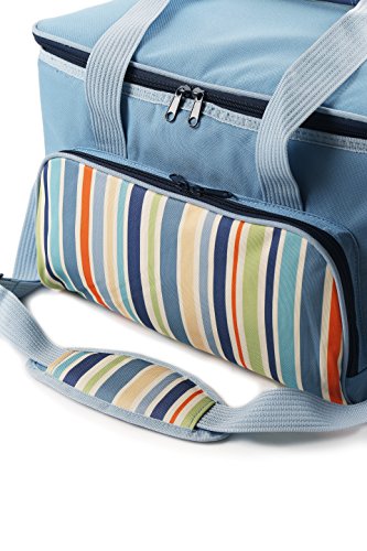30L Foldable Cooler Bag - Lightweight Insulated Beach Bag