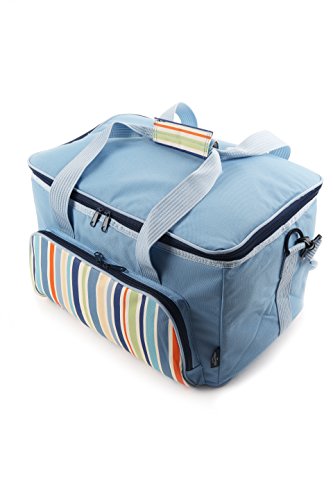 30L Foldable Cooler Bag - Lightweight Insulated Beach Bag