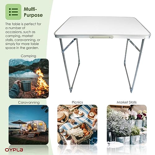 Portable Outdoor Camping Kitchen Work Top Table - 80cm