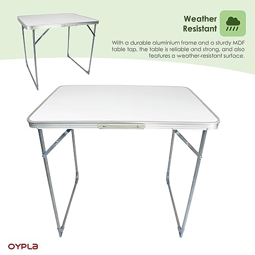 Portable Outdoor Camping Kitchen Work Top Table - 80cm