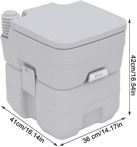 Dripex 20L Removable Handle Portable Camping Toilet