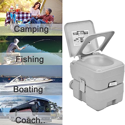 Dripex 20L Removable Handle Portable Camping Toilet