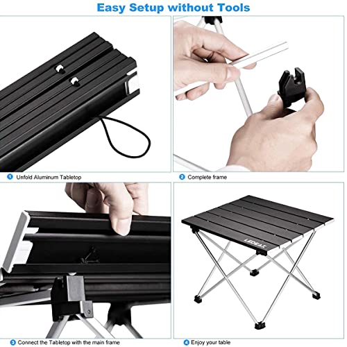 Portable Aluminum Camping Table for Outdoor Activities