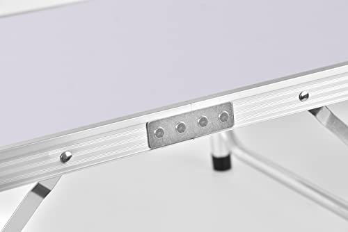 Outdoor Folding Picnic Table - Adjustable Heights, Lightweight