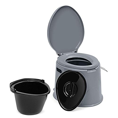 ASAB Adult Size Portable Camping Toilet 5L