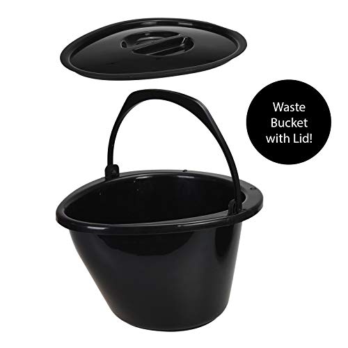 ASAB Adult Size Portable Camping Toilet 5L