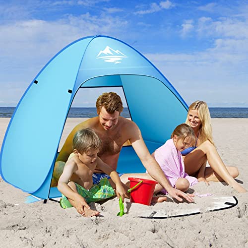 Pop Up Beach Tent, Lightweight & UV 50+ Protection