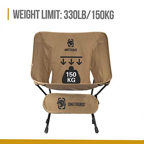 OneTigris Folding Camping Chair - Lightweight & Compact