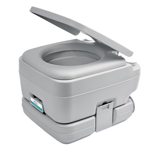 Portable Flushing Toilet for Camping & Travel