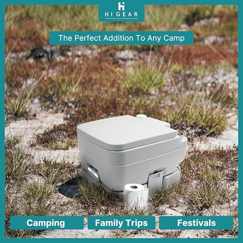 Portable Flushing Toilet for Camping & Travel