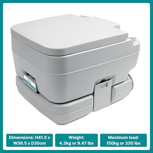Portable Flushing Toilet for Camping & Travel