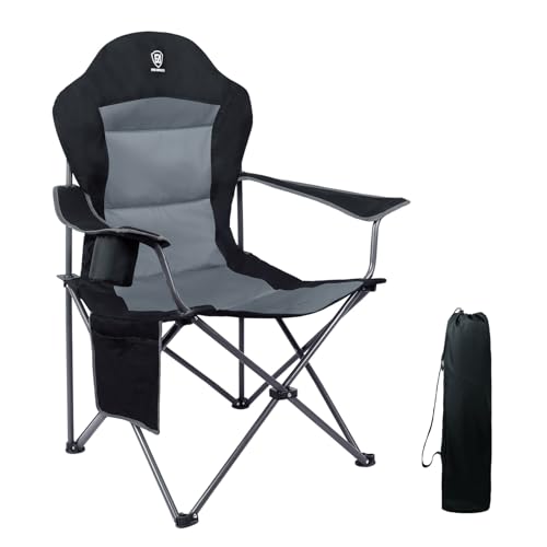 EVER ADVANCED Heavy-Duty Folding Camping Chair - Oversized