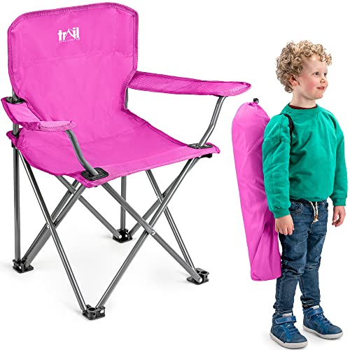 Pink Kids Camping Chair: Lightweight and Foldable