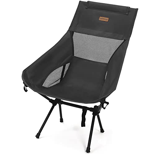 Ultra Lightweight High Back Camping Chair, Foldable Outdoor Chair