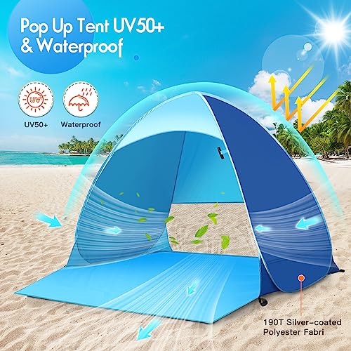 Zenoplige Pop Up Tent: Lightweight Beach Sun Shelter