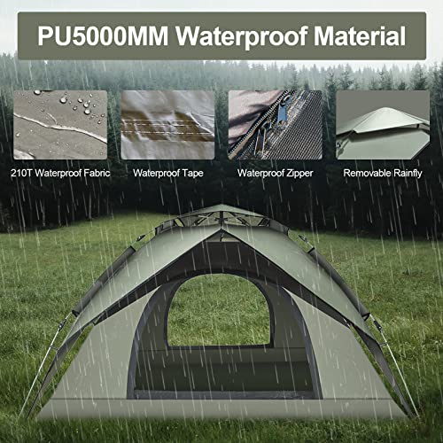 Mimajor 2-3 Person Double Layer Camping Tent