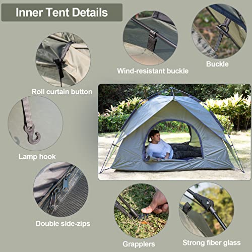 Mimajor 2-3 Person Double Layer Camping Tent