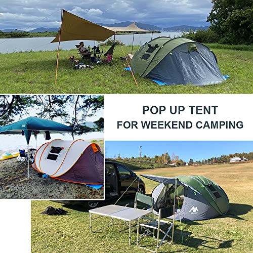 Big Family Camping Tent with Vestibule - 4 to 6 Person