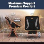 TREKOLOGY Compact Outdoor Folding Chair for Adults