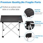Portable Aluminum Camping Table for Outdoor Activities