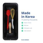 Blue Ginkgo Over Sink Colander Strainer Basket