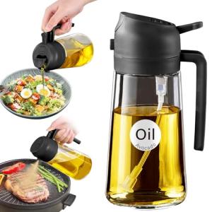 Gourmet Olive Oil Sprayer - 16oz Ergonomic Design