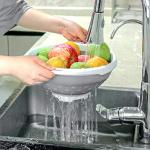 QiMH Collapsible 5 Quart Colander and Strainer