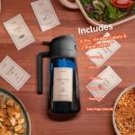 Blue Glass Olive Oil Sprayer 16oz - 2 in 1