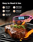 Vuwwey Instant Read Dual Probe Meat Thermometer