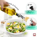 Olive Oil Dispenser Set - 4 Glass Bottles