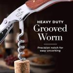 Zulay 3-in-1 Wine Opener with Cutter