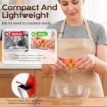 Stainless Steel Egg Shell Opener - 2 Pack