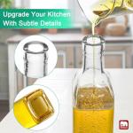 Olive Oil Dispenser Set - 4 Glass Bottles