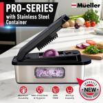 Mueller 8-Blade Stainless Steel Kitchen Chopper