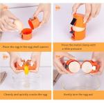 3-Piece Egg Cracking and Peeling Tool Set
