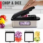 Mueller 8-Blade Stainless Steel Kitchen Chopper