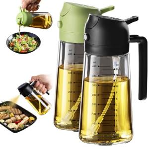 16oz Olive Oil Spray and Dispenser Bottle
