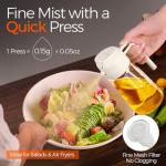 16oz Glass Olive Oil Dispenser Spray Bottle