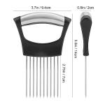 Onion Holder and Cutter - Stainless Steel Chopper