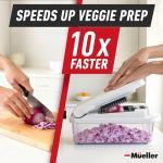 Mueller Austria Professional 8-Blade Slicer with Container